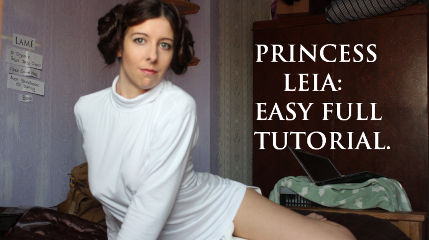 Princess Leia tutorial end result.